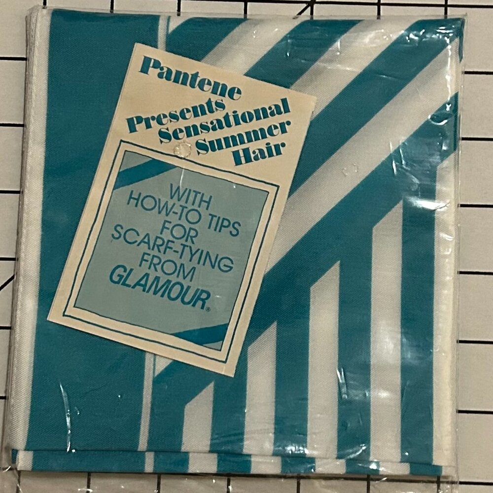Vintage from the 1980s Pantene Promo Scarf